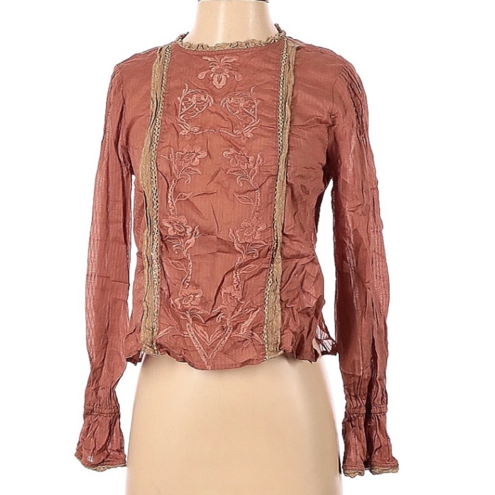 Reformation XS Long Sleeve Blouse